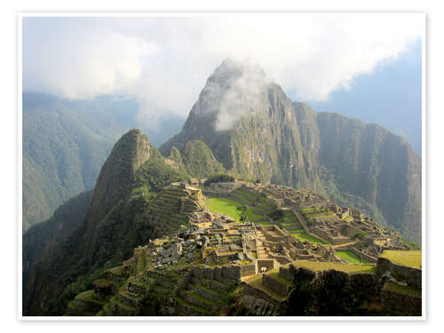 Poster Macchu Picchu The Lost City of the Incas