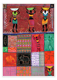 Poster  Patchwork Africa - Eugen Stross