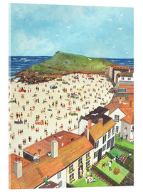 Acrylic print  View from the Tate Gallery St. Ives - Judy Joel