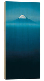 Wood print  Mount Fuji - Simon Cook