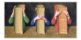 Poster  Three Wise Books, 2005 - Jonathan Wolstenholme