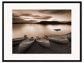 Framed art print  Boats on Elkwater Lake - Darwin Wiggett