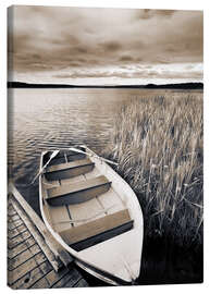 Canvas print  Boat on Lake Burntstick - Darwin Wiggett