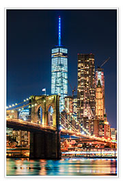 Poster  New York City Landmarks - Sascha Kilmer