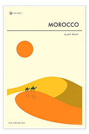 Poster  Morocco - Jazzberry Blue