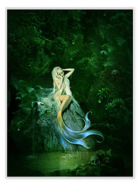 Poster  Mermaid's cave - Elena Dudina