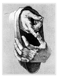 Poster  Study of hands - Albrecht Dürer