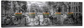 Canvas print  Amsterdam, Gentlemens Canal Panoramic - Melanie Viola