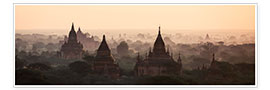 Poster  Bagan panorama, Myanmar - Matteo Colombo