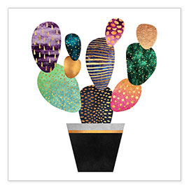 Poster  Pretty cactus - Elisabeth Fredriksson