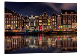 Acrylic print  Canal, Rotterdam - Michael van der Burg