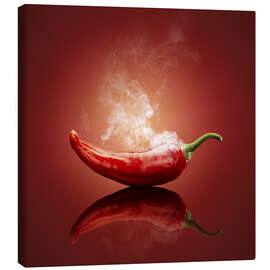 Canvas print  Smoking chilli - Johan Swanepoel