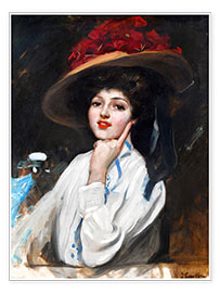 Poster Woman in a hat