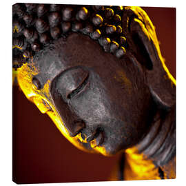 Canvas print  the face of a Buddha