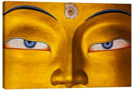 Canvas print  Eyes of Maitreya Buddha face