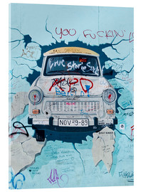 Acrylic print  Berlin Wall Scene