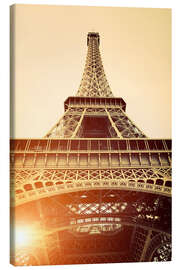 Canvas print  Vintage Eiffel Tower, Paris
