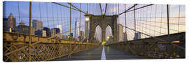 Canvas print  Brooklyn Bridge in Manhattan, New York