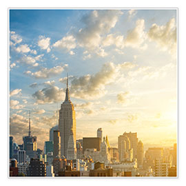 Poster  Sunrise in Manhattan, New York