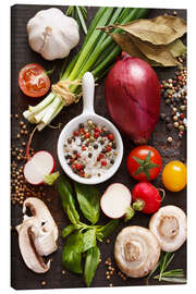 Canvas print  Ingredients for Dinner