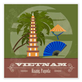 Poster  Vietnam - Kuang, Pagoda