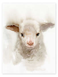 Poster  Lamb - Verbrugge Watercolor