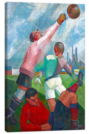 Canvas print  Futbolistas en el llano - Angel Zarraga