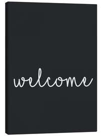 Canvas print  Welcome - Finlay and Noa