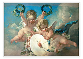 Poster  Cupid's Target - François Boucher