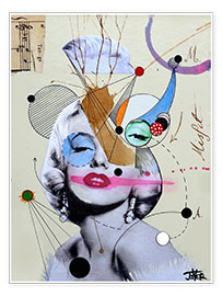 Poster  Marilyn for the abstract thinker - Loui Jover