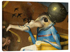 Canvas print  Garden of Earthly Delights, Hell (detail) - Hieronymus Bosch