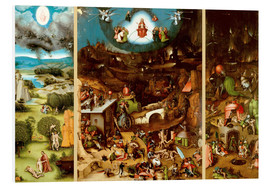 Foam board print  The Last Judgement - Hieronymus Bosch