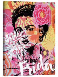 Canvas print  Frida Kahlo Floral Art - Nory Glory Prints