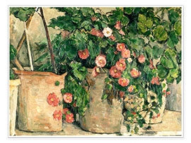 Poster Still life with petunias