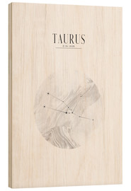 Wood print  TAURUS | TAURUS - Stephanie Wünsche