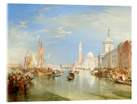 Acrylic print  Venice, The Dogana and San Giorgio Maggiore - Joseph Mallord William Turner