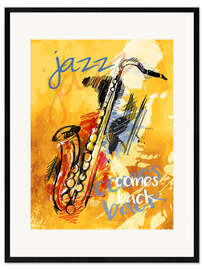Framed art print  Jazz comes back - colosseum