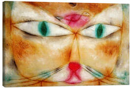 Canvas print  Cat and bird - Paul Klee