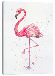 Canvas print  A Flamingos Fancy - Sillier Than Sally
