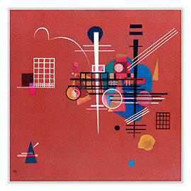 Poster  Dull Red - Wassily Kandinsky