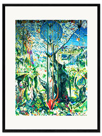 Framed art print  My arborvitae - Joseph Stella