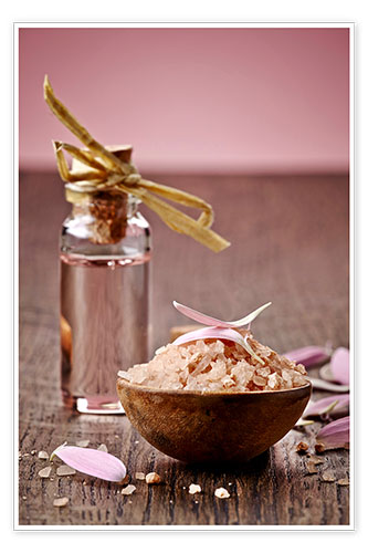 Poster Bath salts and aroma oil