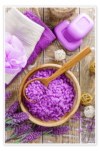 Poster Purple relaxation