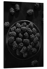 Aluminium print  Blackberries shell - K&amp;L Food Style