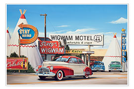 Poster  Wigwam Motel - Georg Huber
