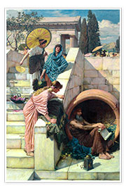 Poster  Diogenes - John William Waterhouse