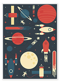Poster  Space Odyssey - Tracie Andrews