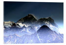 Acrylic print  Everest summit - Gerhard Albicker