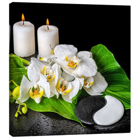 Canvas print  Spa concept with candles