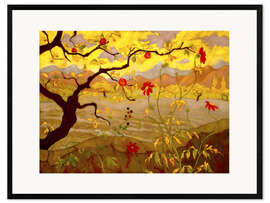 Framed art print  Apple Tree with Red Fruit - Paul Ranson